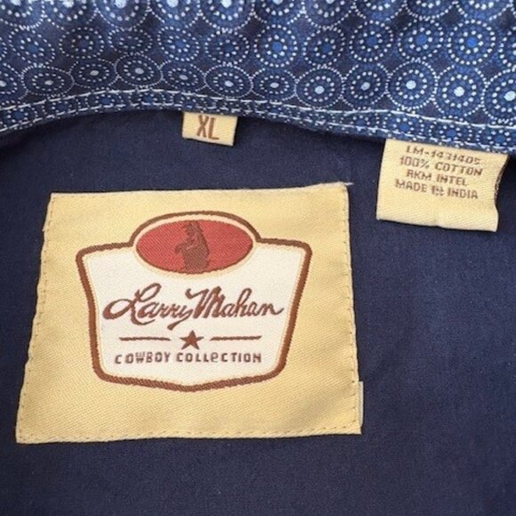 Men's Larry Mahan Western Style Shirt - Picture 4 of 6